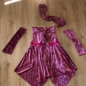 New velvet dress set